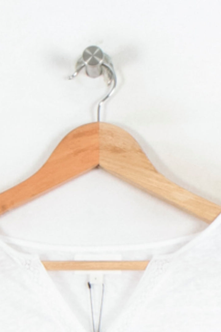 Tee-shirt Blanc - Taille S/36 de la marque Maison 123 | PARAD81461 - Vendu par Paradigme - Image 2