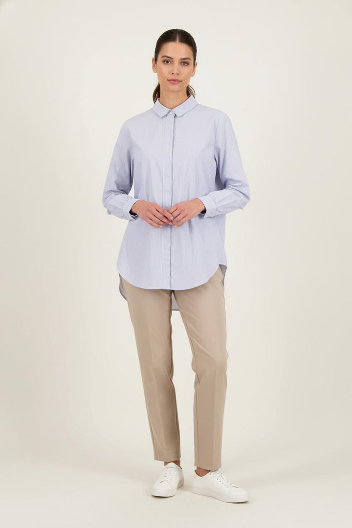 Chemise Rayée Bleu et Blanc - Taille S/36 de la marque ZAPA | PARAD81462 - Vendu par Paradigme - Image 1