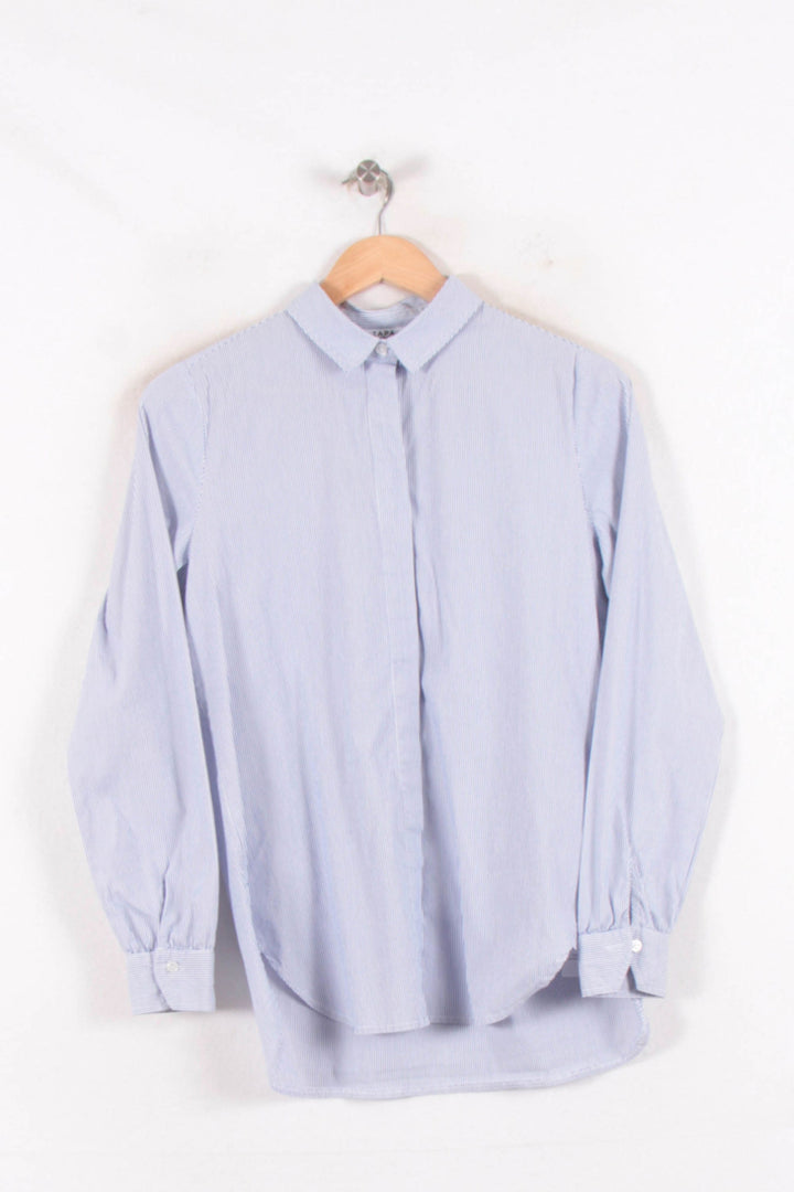 Chemise Rayée Bleu et Blanc - Taille S/36 de la marque ZAPA | PARAD81462 - Vendu par Paradigme - Image 2