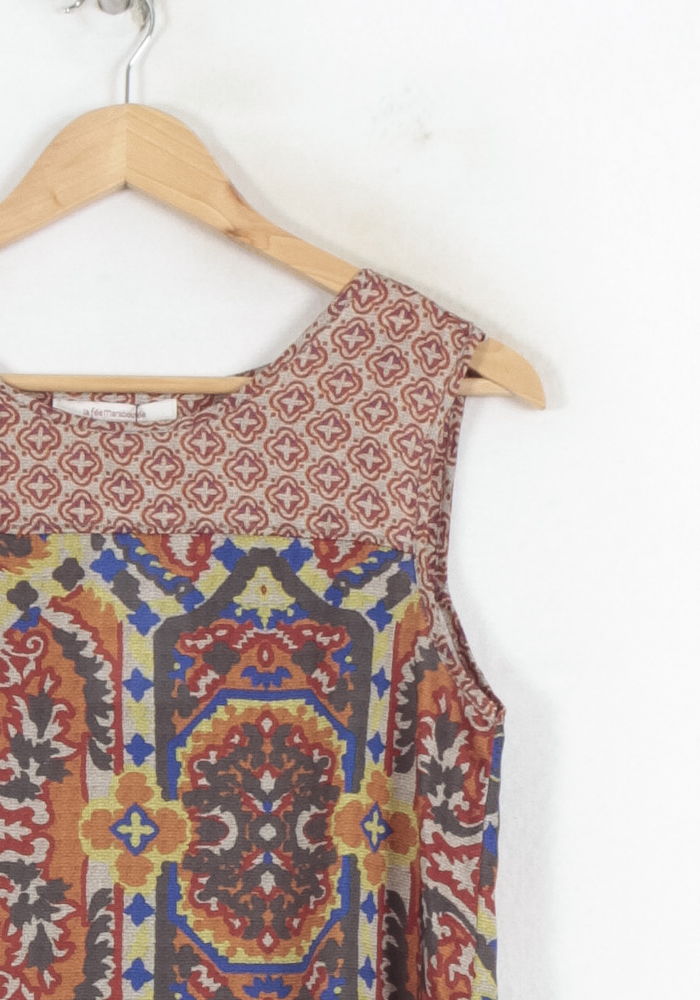 Débardeur Multicolore - Taille S/36 de la marque La Fée Maraboutée | PARAD81465 - Vendu par Paradigme - Image 3