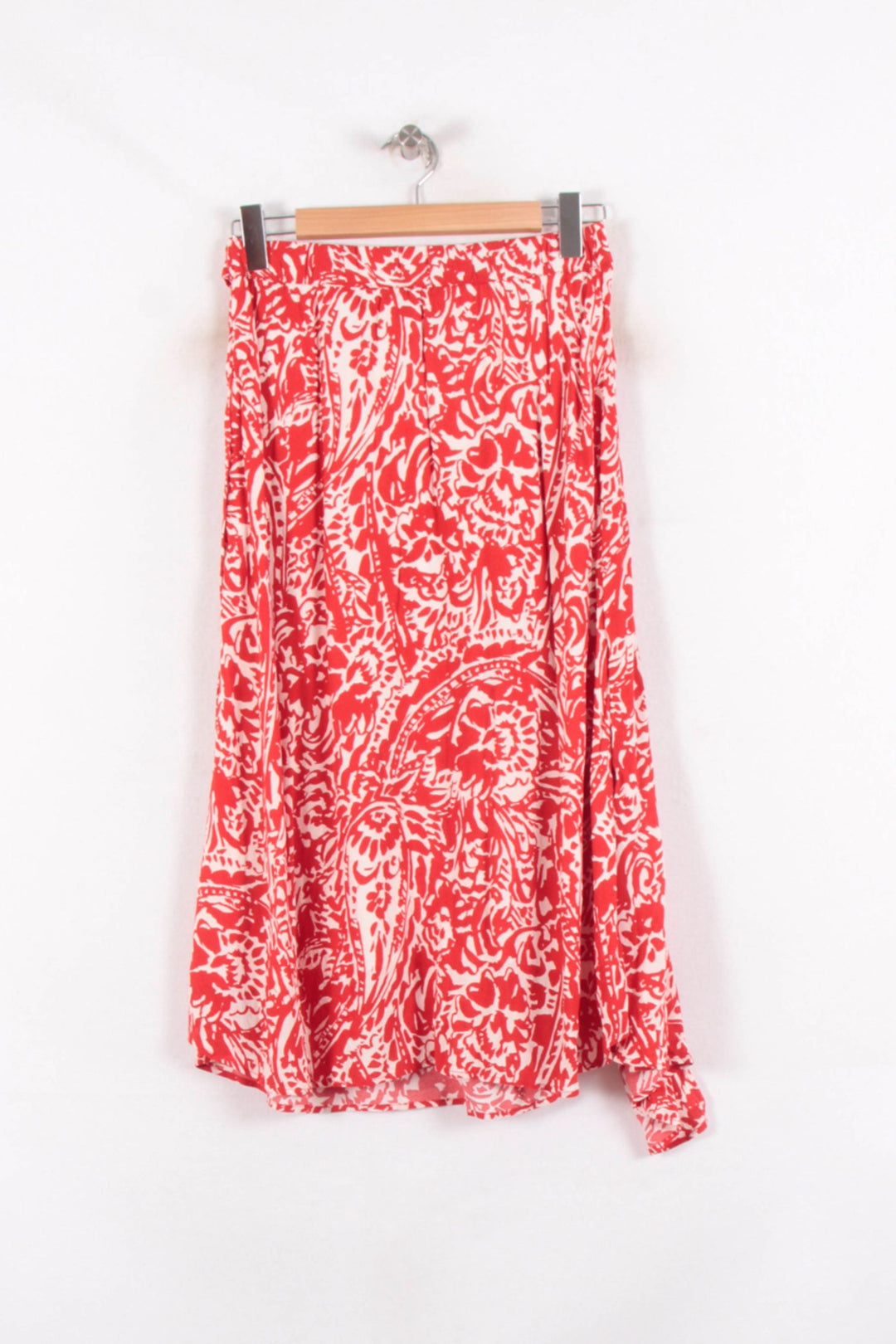 Jupe Longue Rouge et Blanche - Taille S/36 de la marque Caroll | PARAD81472 - Vendu par Paradigme - Image 4