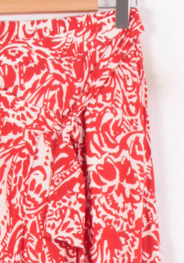 Jupe Longue Rouge et Blanche - Taille S/36 de la marque Caroll | PARAD81472 - Vendu par Paradigme - Image 3