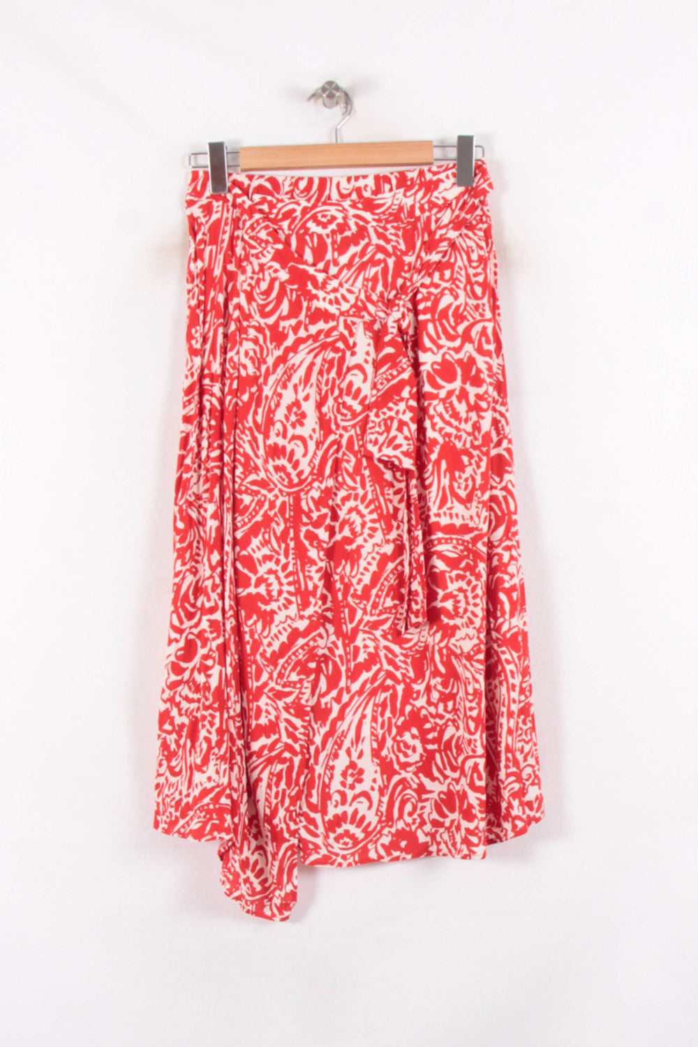 Jupe Longue Rouge et Blanche - Taille S/36 de la marque Caroll | PARAD81472 - Vendu par Paradigme - Image 2