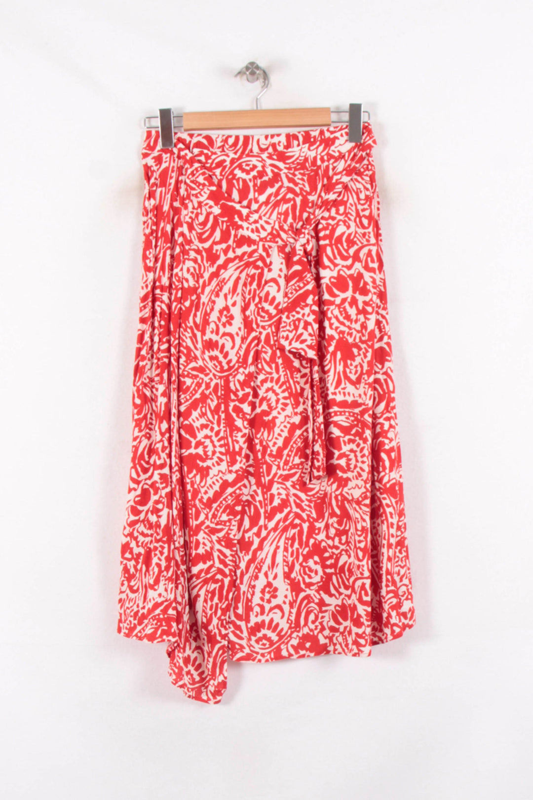 Jupe Longue Rouge et Blanche - Taille S/36 de la marque Caroll | PARAD81472 - Vendu par Paradigme - Image 2
