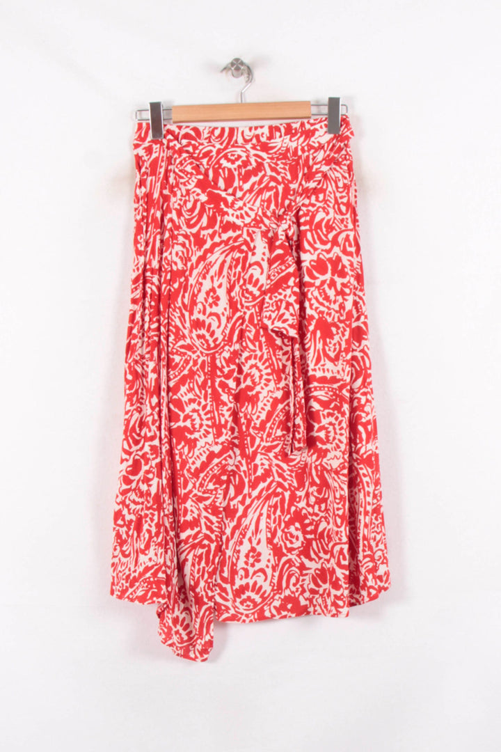 Jupe Longue Rouge et Blanche - Taille S/36 de la marque Caroll | PARAD81472 - Vendu par Paradigme - Image 2