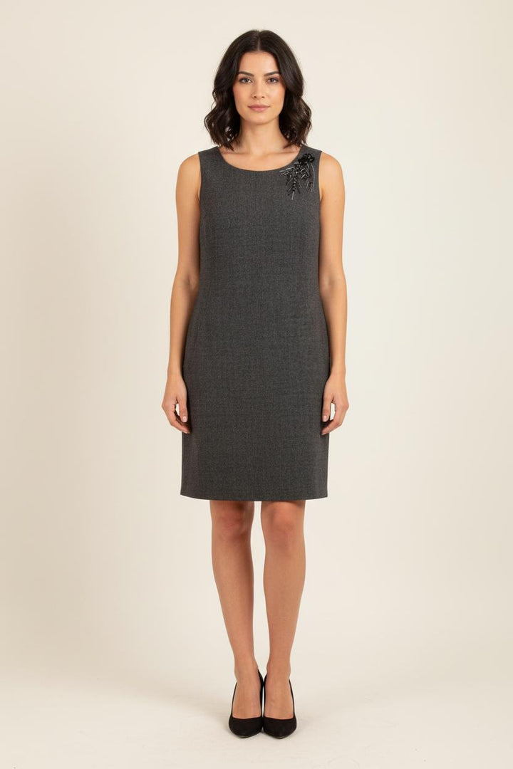 Robe Droite Grise - Taille M/38 de la marque Gerard Darel | PARAD81478 - Vendu par Paradigme - Image 1