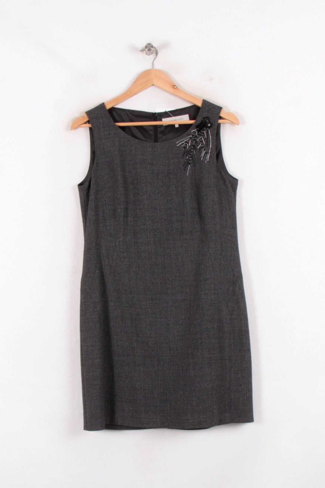 Robe Droite Grise - Taille M/38 de la marque Gerard Darel | PARAD81478 - Vendu par Paradigme - Image 2