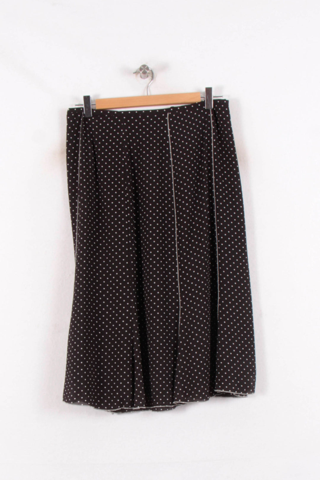 Jupe Midi Noire à Pois Blancs - Taille L/40 de la marque Gerard Darel | PARAD81479 - Vendu par Paradigme - Image 4