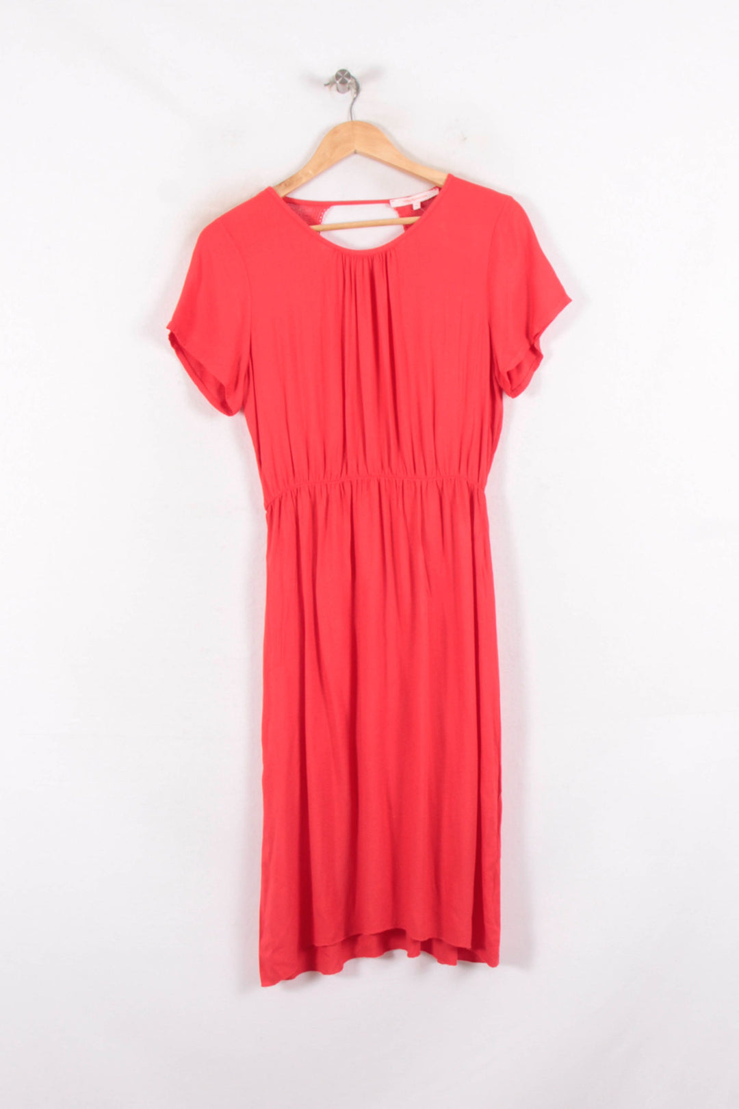 Robe Mi-Longue Rouge - Taille S/36 de la marque La Fée Maraboutée | PARAD81488 - Vendu par Paradigme - Image 2