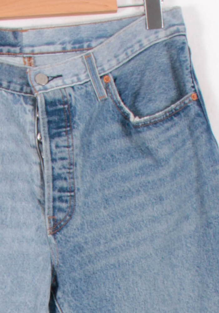 Jean Droit Bleu - Taille L/40 de la marque Levi's | PARAD81493 - Vendu par Paradigme - Image 3