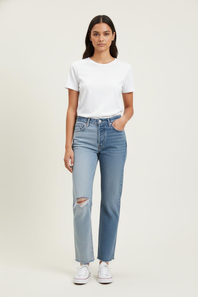 Jean Droit Bleu - Taille L/40 de la marque Levi's | PARAD81493 - Vendu par Paradigme - Image 1