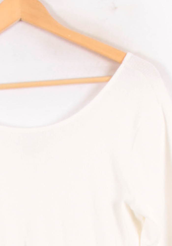 T-shirt Manches Longues Blanc - Taille M/38 de la marque Karl Marc John | PARAD81501 - Vendu par Paradigme - Image 3