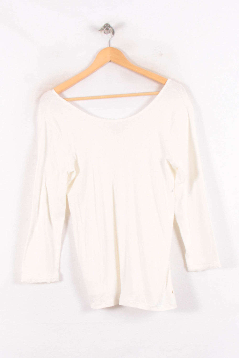 T-shirt Manches Longues Blanc - Taille M/38 de la marque Karl Marc John | PARAD81501 - Vendu par Paradigme - Image 2