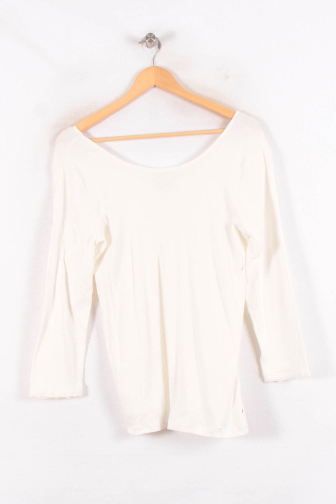 T-shirt Manches Longues Blanc - Taille M/38 de la marque Karl Marc John | PARAD81501 - Vendu par Paradigme - Image 2