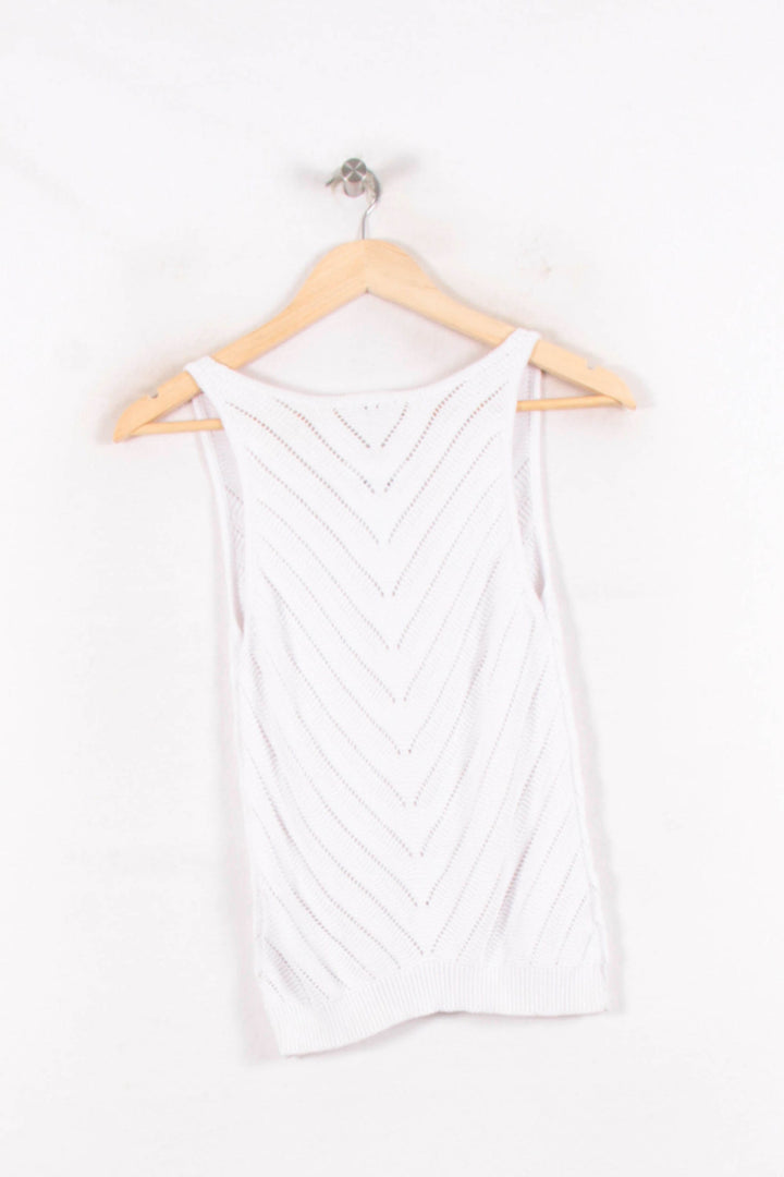 Débardeur Blanc - Taille XS/34 de la marque Caroll | PARAD81506 - Vendu par Paradigme - Image 4