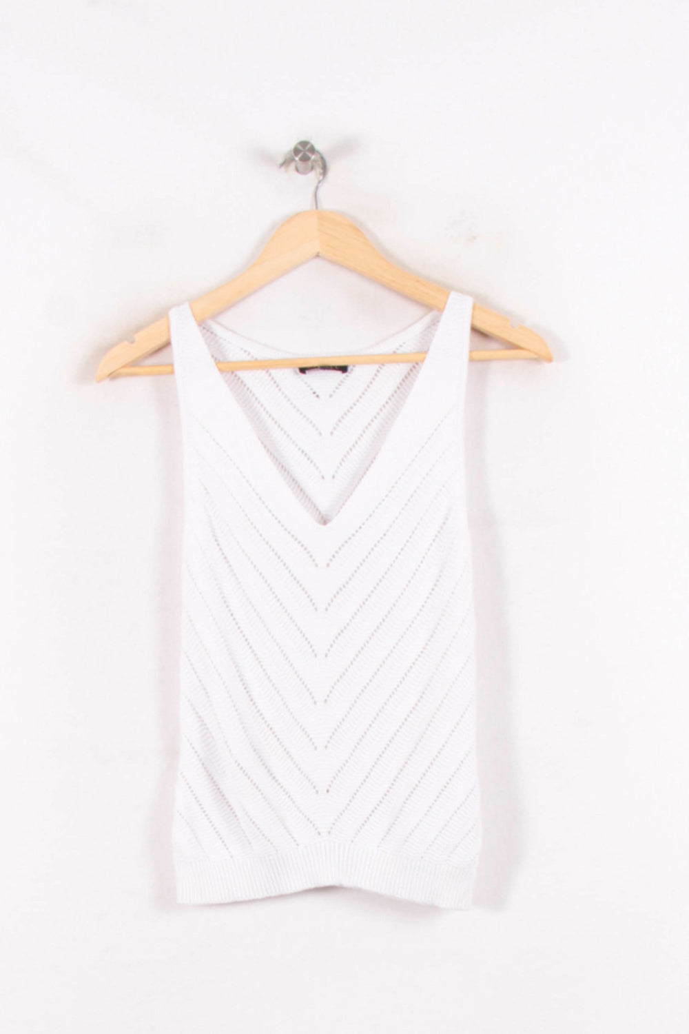 Débardeur Blanc - Taille XS/34 de la marque Caroll | PARAD81506 - Vendu par Paradigme - Image 2