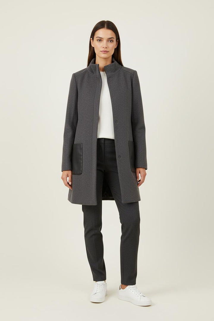 Manteau Gris et Noir - Taille S/36 de la marque ZAPA | PARAD81509 - Vendu par Paradigme - Image 1