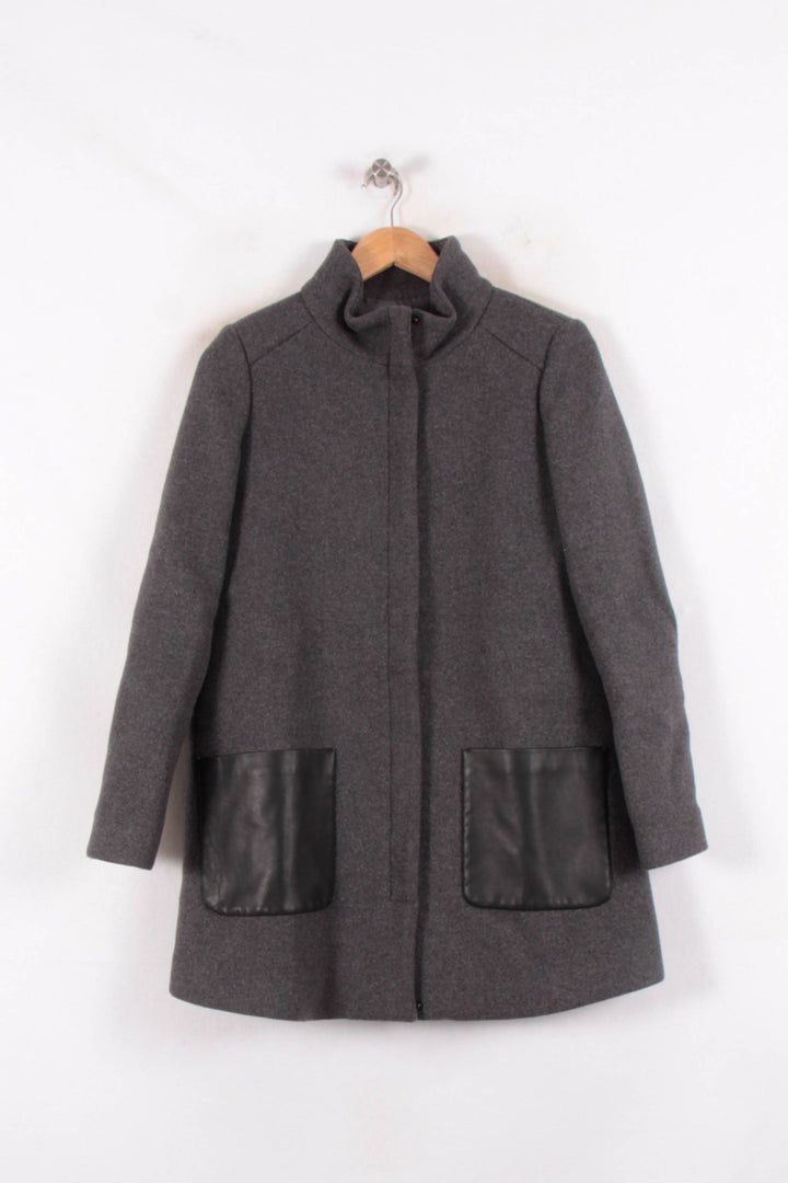 Manteau Gris et Noir - Taille S/36 de la marque ZAPA | PARAD81509 - Vendu par Paradigme - Image 2