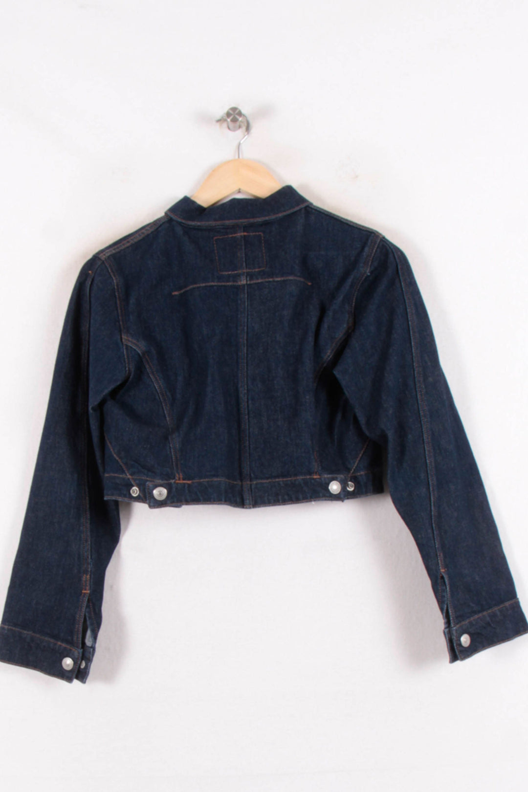 Veste Courte en Jean Bleue - Taille XS/34 de la marque Levi's | PARAD81511 - Vendu par Paradigme - Image 4