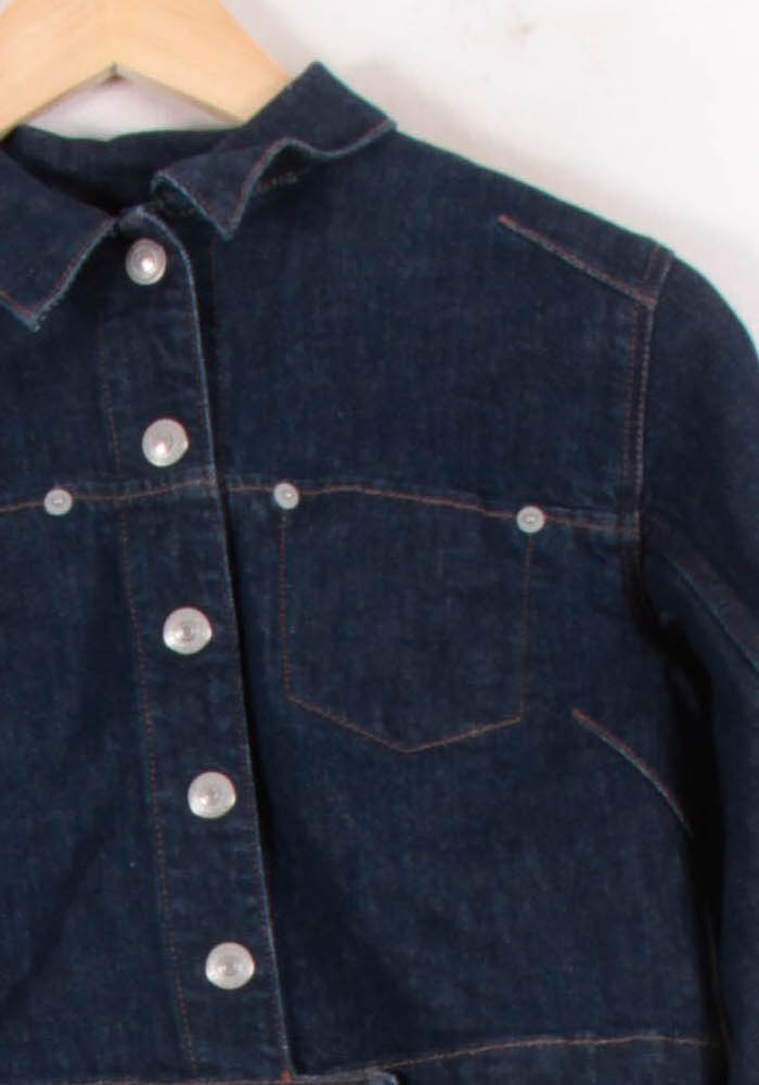 Veste Courte en Jean Bleue - Taille XS/34 de la marque Levi's | PARAD81511 - Vendu par Paradigme - Image 3