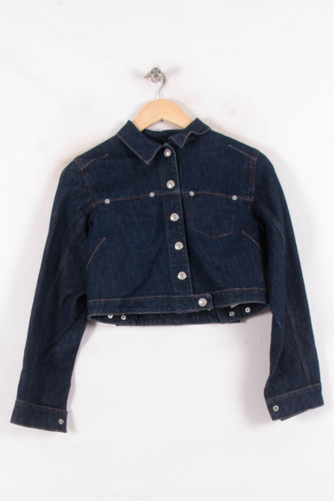 Veste Courte en Jean Bleue - Taille XS/34 de la marque Levi's | PARAD81511 - Vendu par Paradigme - Image 2