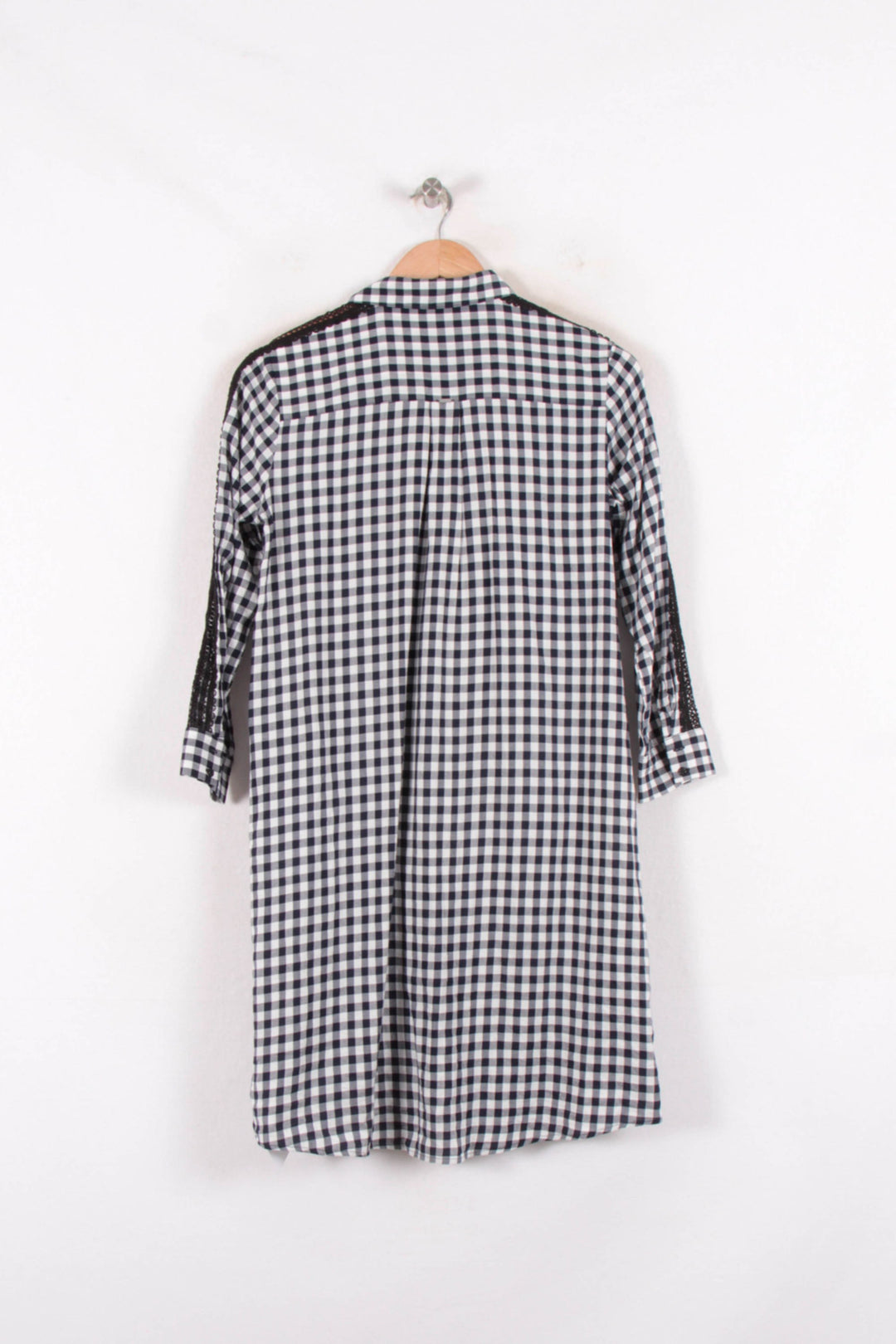 Robe Chemise Noire et Blanche - Taille S/36 de la marque IKKS | PARAD81513 - Vendu par Paradigme - Image 4