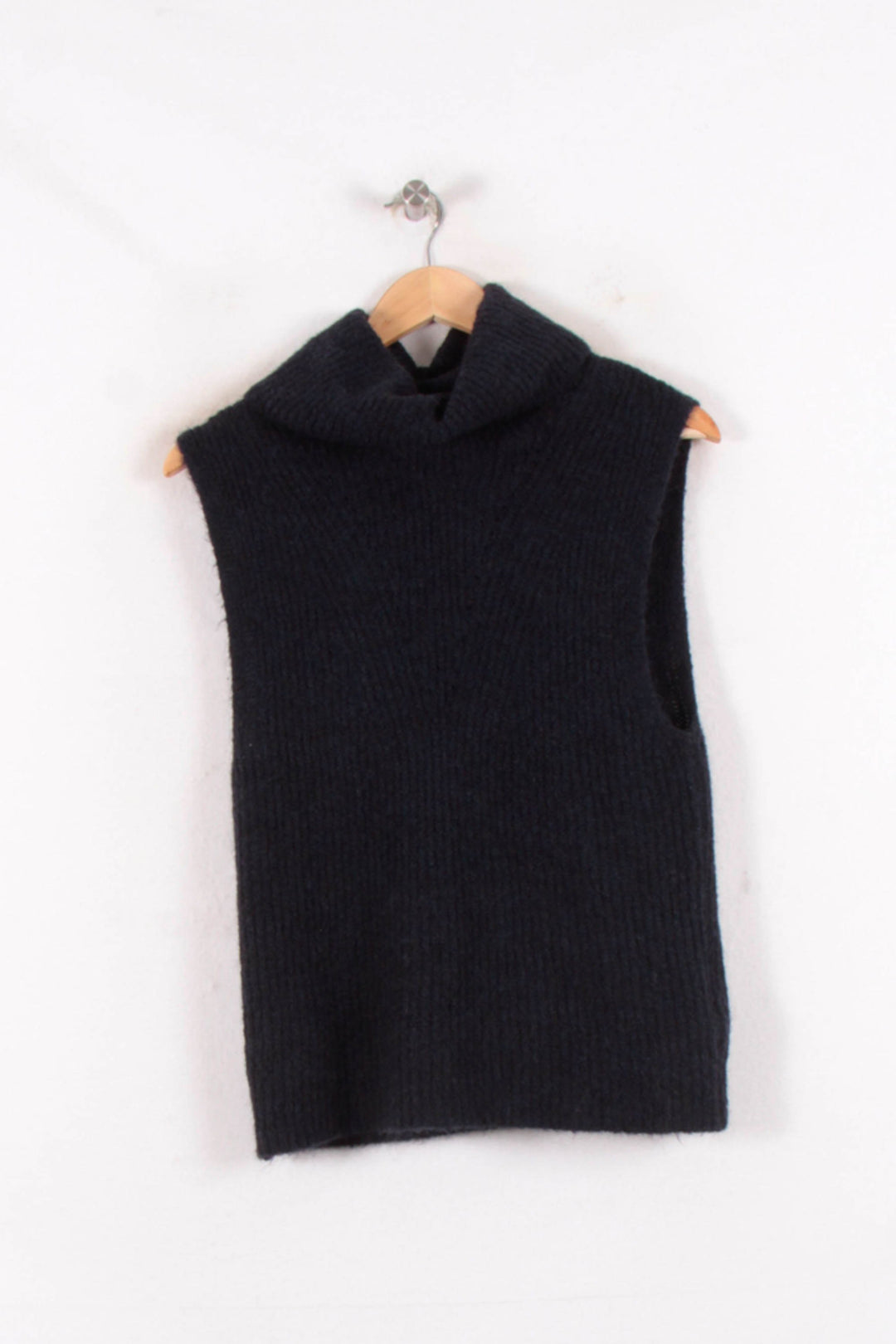 Pull Sans Manches Bleu - Taille XS/34 de la marque Caroll | PARAD81523 - Vendu par Paradigme - Image 2