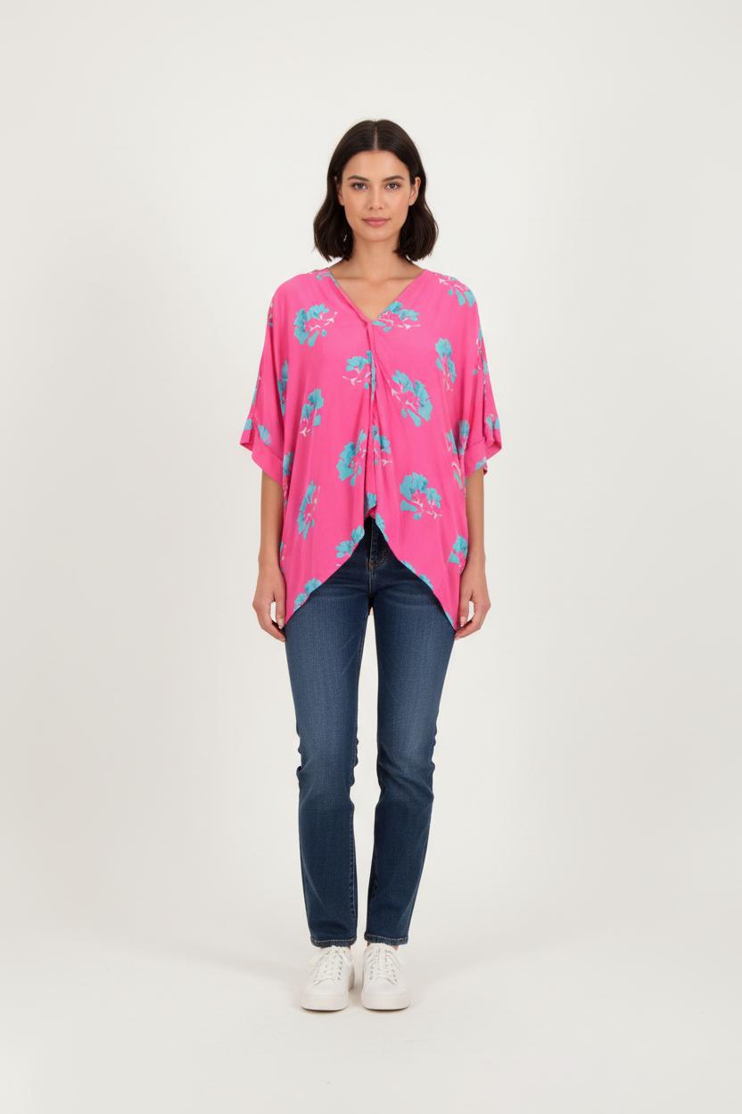 Blouse Rose et Bleue - Taille M/38 de la marque Maje | PARAD81525 - Vendu par Paradigme - Image 1