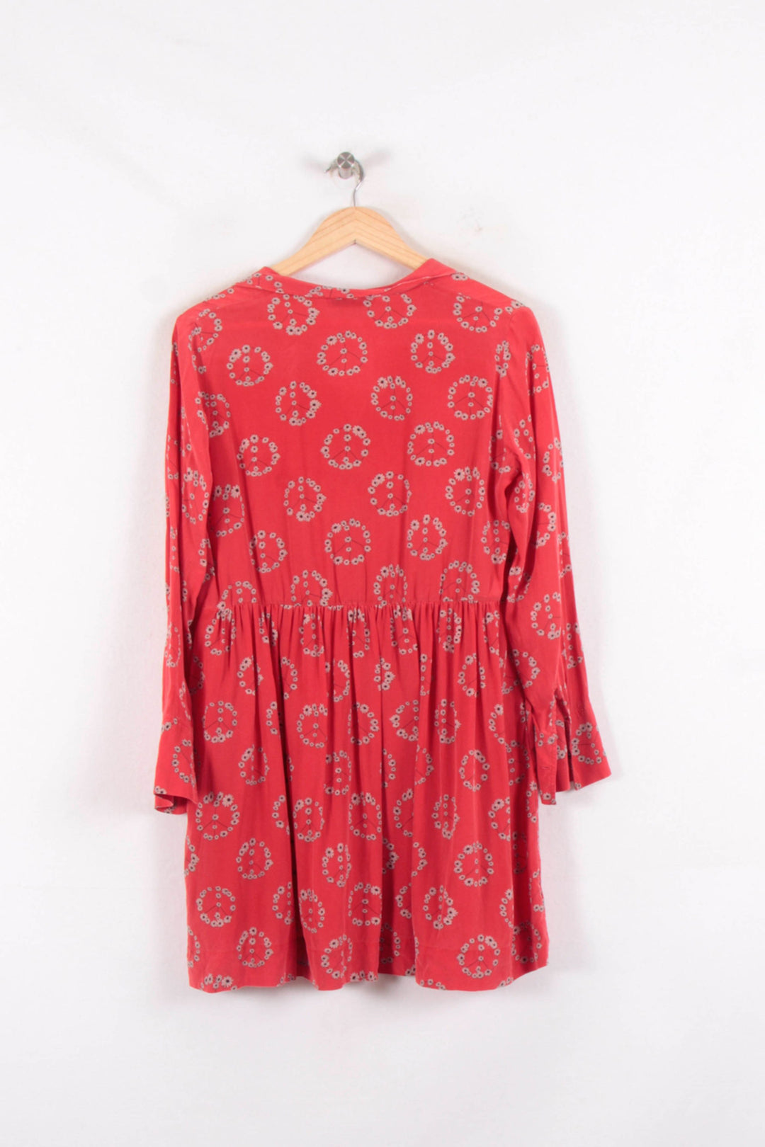 Robe Courte Rouge - Taille M/38 de la marque Sandro | PARAD81526 - Vendu par Paradigme - Image 4