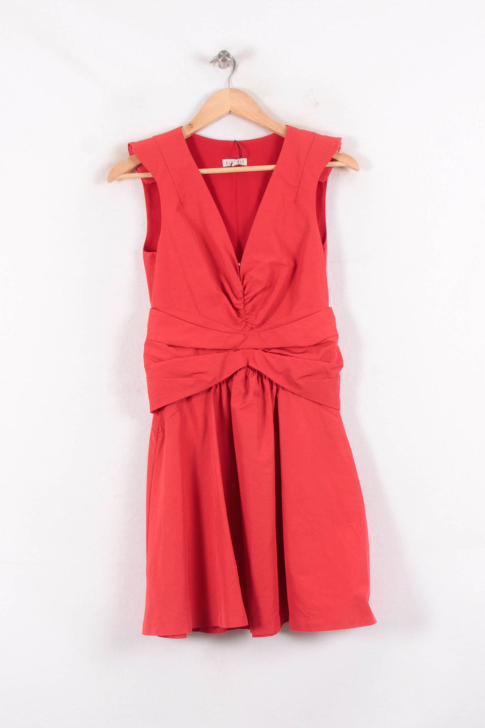 Robe Courte Rouge - Taille XS/34 de la marque Claudie Pierlot | PARAD81530 - Vendu par Paradigme - Image 2