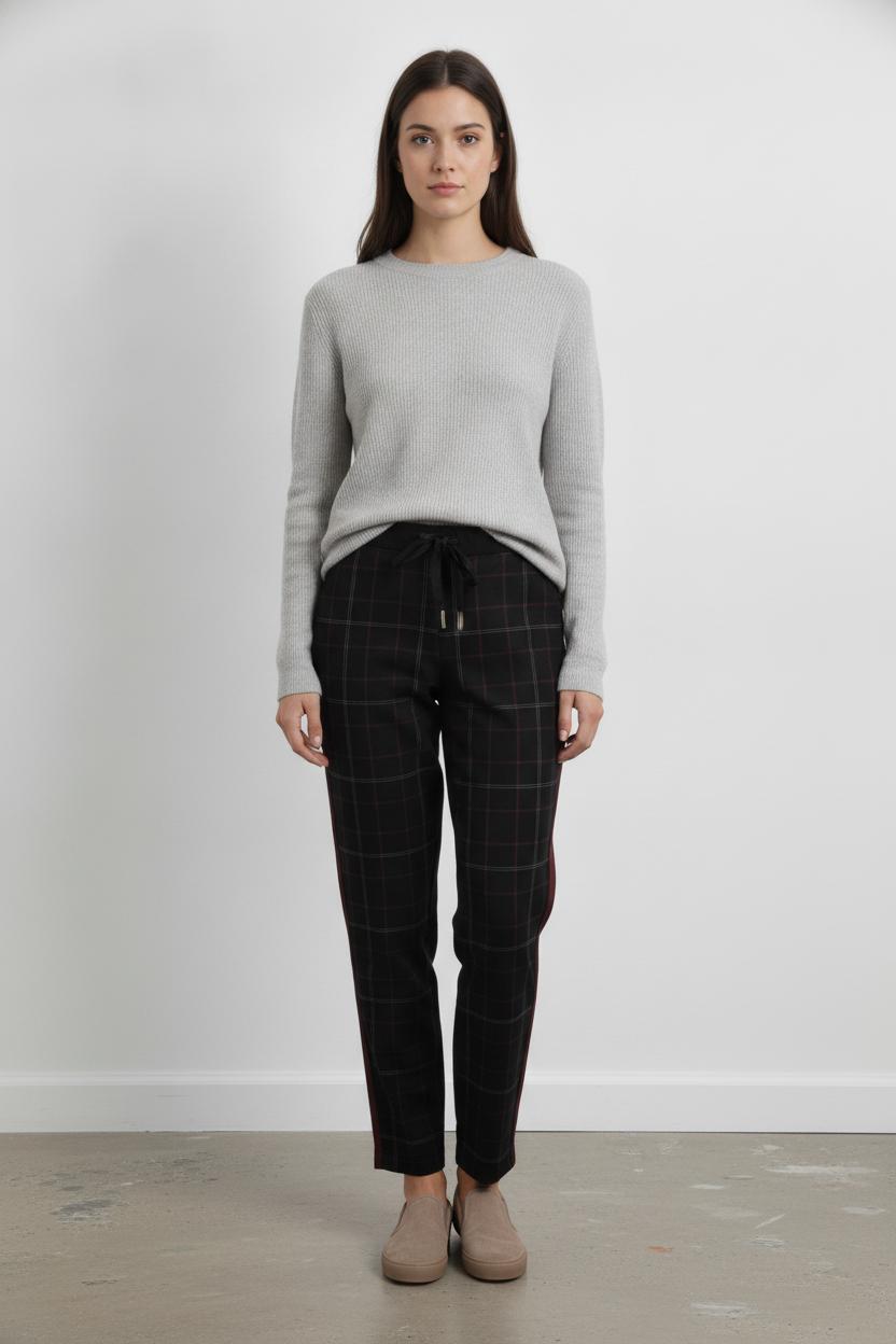 Pantalon Noir et Bordeaux - Taille M/38 de la marque Liu Jo | PARAD81531 - Vendu par Paradigme - Image 1