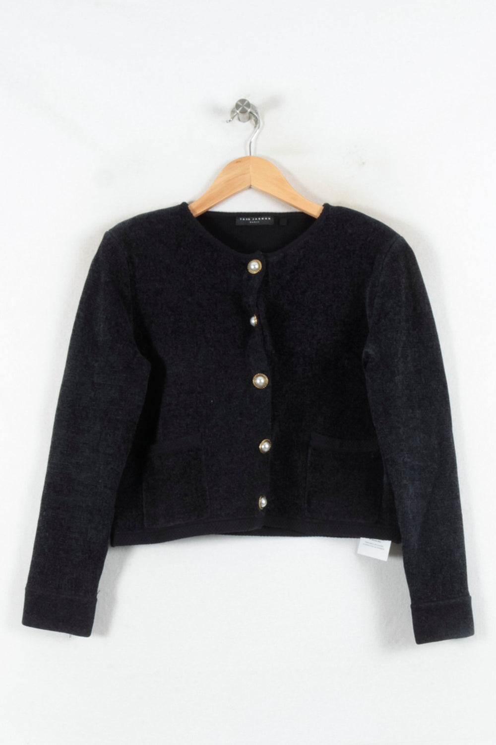 Cardigan Noir - Taille S/36 de la marque Tara Jarmon | PARAD81533 - Vendu par Paradigme - Image 2