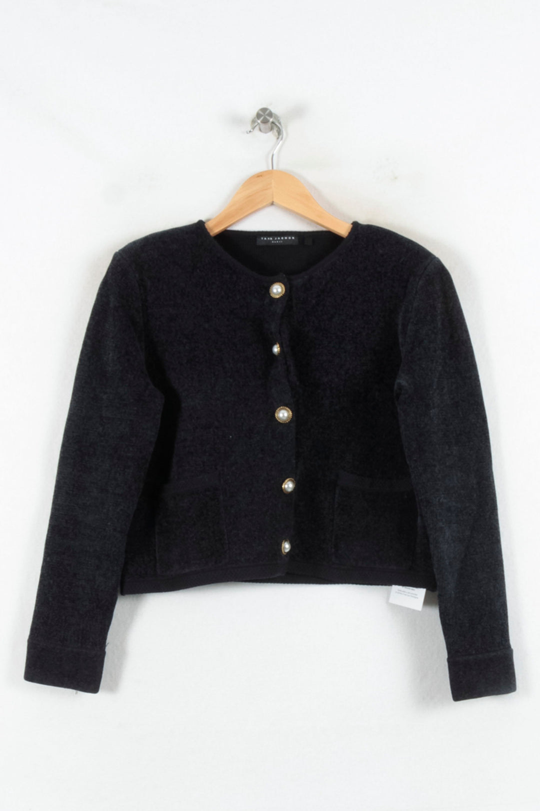 Cardigan Noir - Taille S/36 de la marque Tara Jarmon | PARAD81533 - Vendu par Paradigme - Image 2