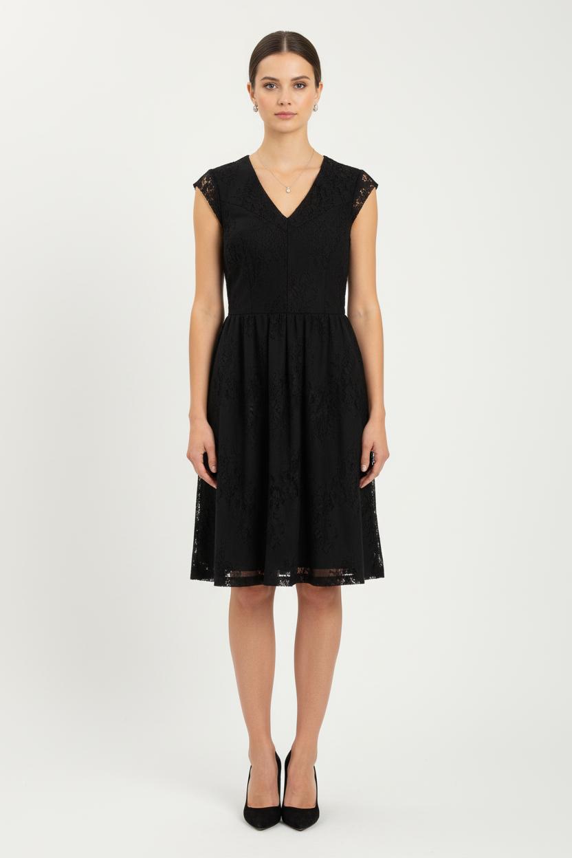 Robe Noire - Taille L/40 de la marque La Fée Maraboutée | PARAD81539 - Vendu par Paradigme - Image 1