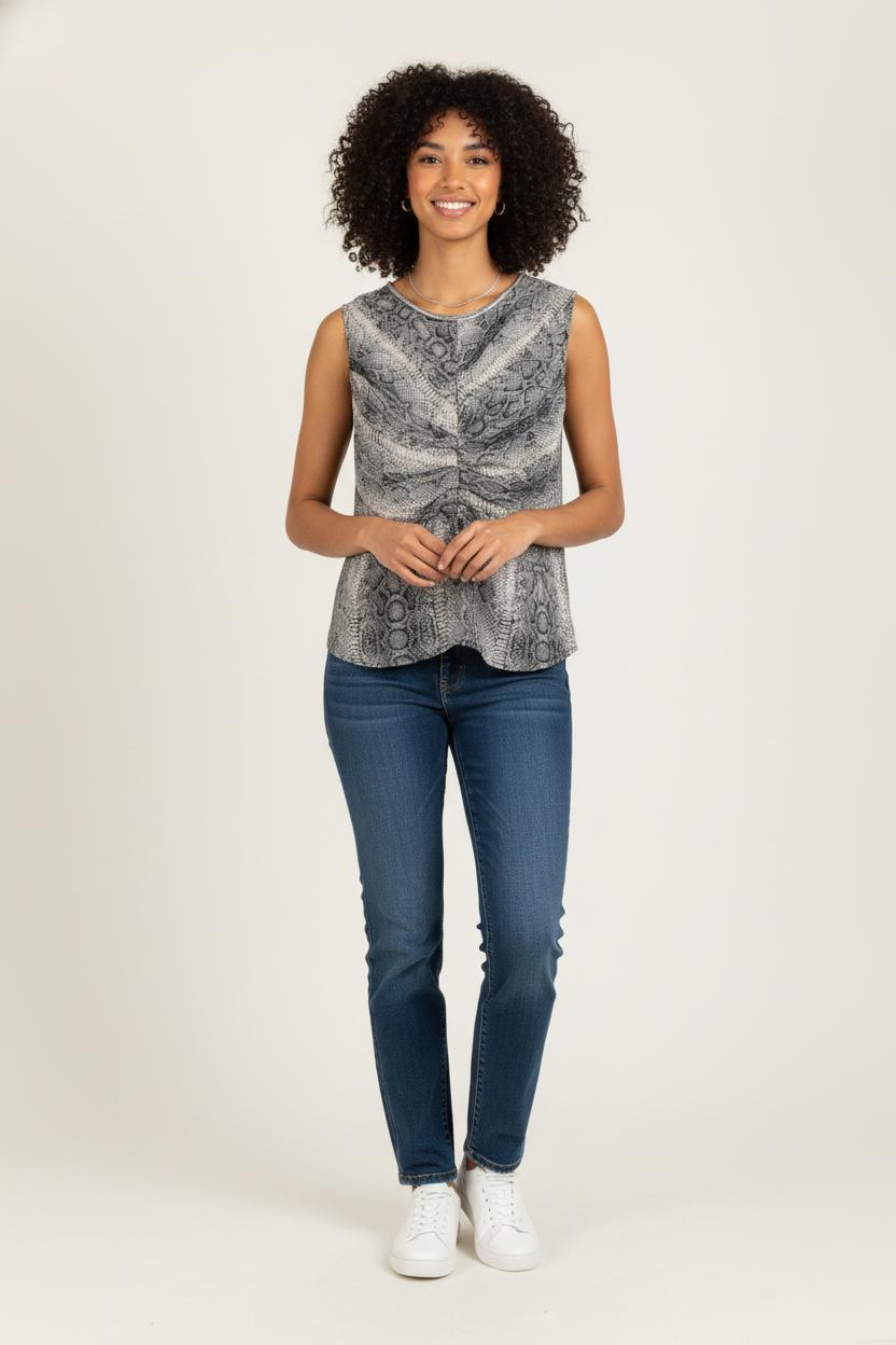 Débardeur Beige et Noir - Taille M/38 de la marque The Kooples | PARAD81541 - Vendu par Paradigme - Image 1