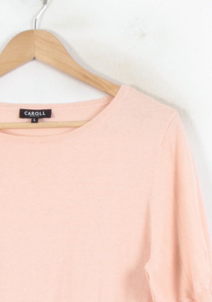 Pull Rose - Taille L/40 de la marque Caroll | PARAD81546 - Vendu par Paradigme - Image 3