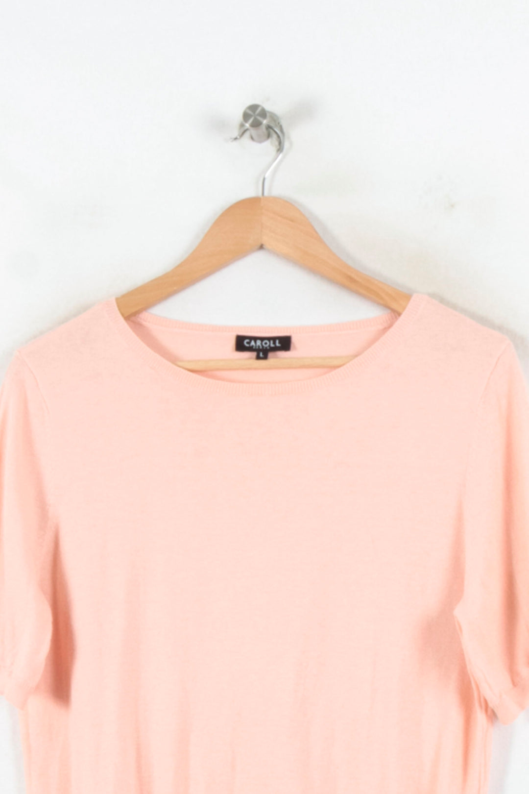 Pull Rose - Taille L/40 de la marque Caroll | PARAD81546 - Vendu par Paradigme - Image 2