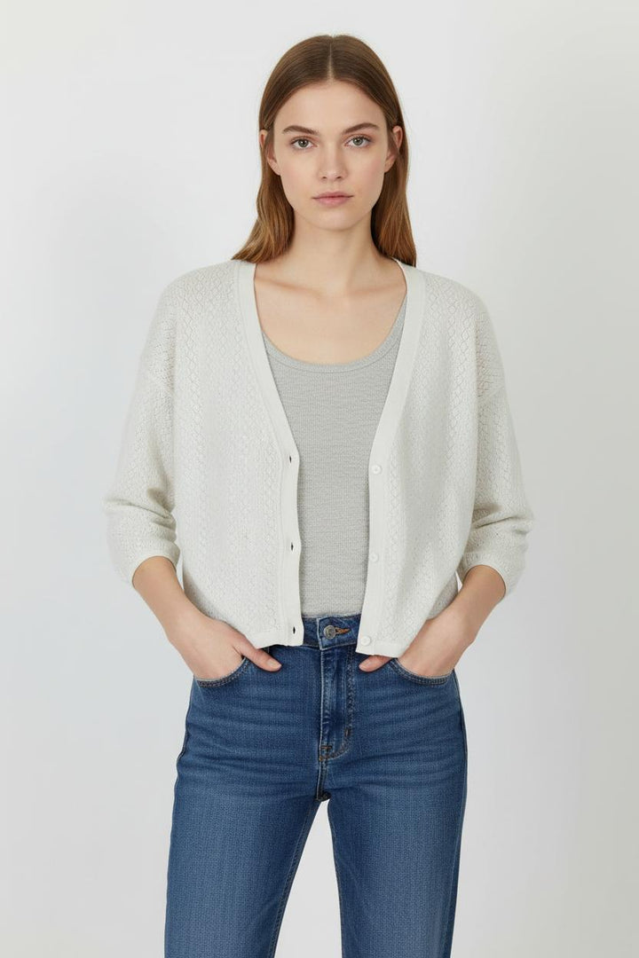 Cardigan Blanc - Taille S/36 de la marque Marie Sixtine | PARAD81560 - Vendu par Paradigme - Image 1