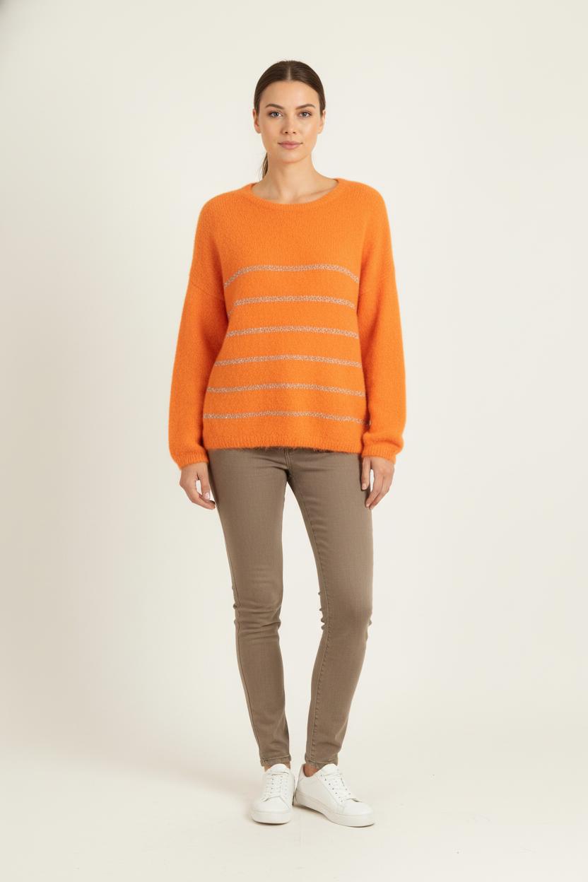 Pull Orange - Taille M/38 de la marque Des petits hauts | PARAD81567 - Vendu par Paradigme - Image 1