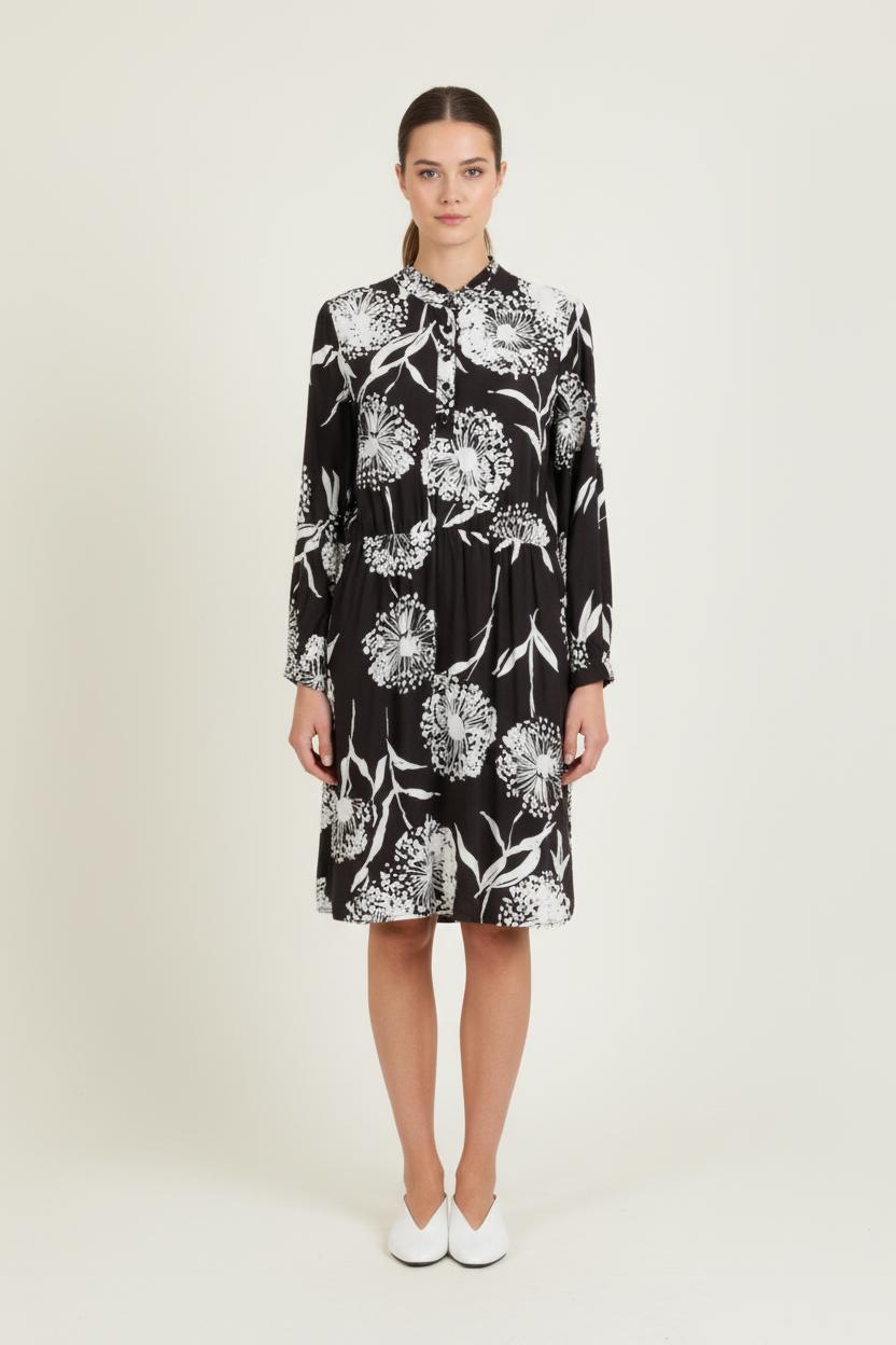 Robe Noire et Blanche - Taille XL/42 de la marque La Fée Maraboutée | PARAD81587 - Vendu par Paradigme - Image 1