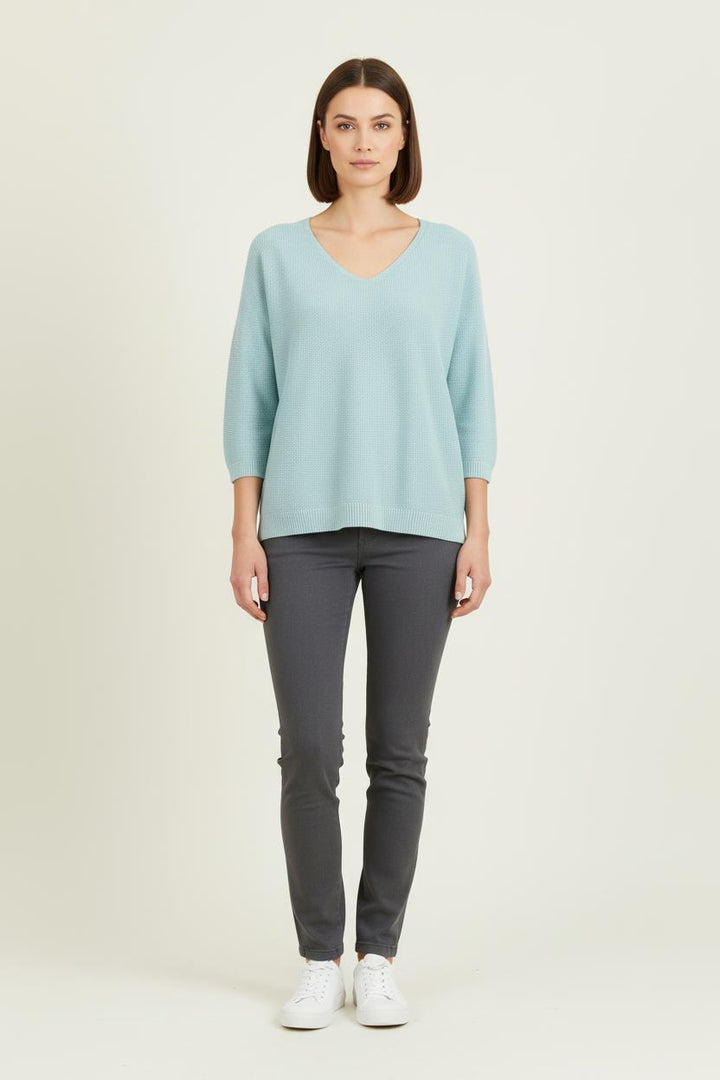 Pull Bleu - Taille L/40 de la marque Maison 123 | PARAD81588 - Vendu par Paradigme - Image 1