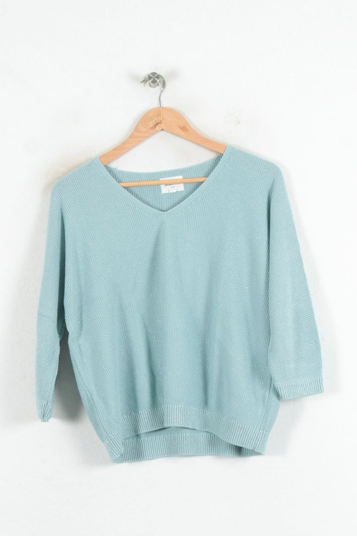 Pull Bleu - Taille L/40 de la marque Maison 123 | PARAD81588 - Vendu par Paradigme - Image 2
