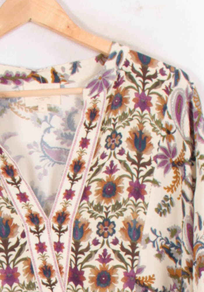 Robe Bohème Multicolore - Taille M/38 de la marque Claudie Pierlot | PARAD81593 - Vendu par Paradigme - Image 3