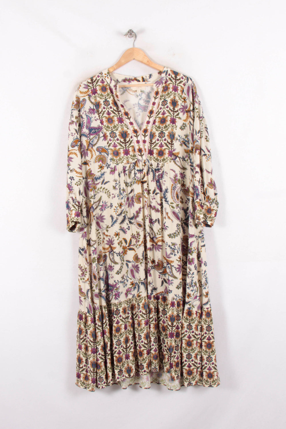 Robe Bohème Multicolore - Taille M/38 de la marque Claudie Pierlot | PARAD81593 - Vendu par Paradigme - Image 2