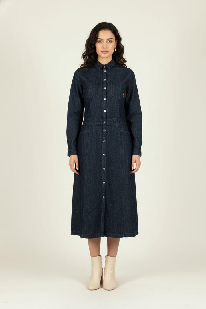 Robe Chemise Bleu - Taille S/36 de la marque One Step | PARAD81604 - Vendu par Paradigme - Image 1