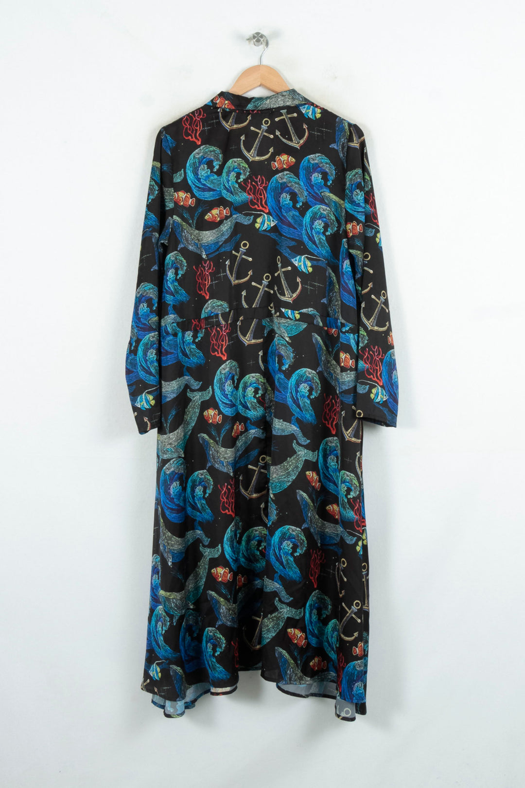 Robe Longue Noire et Bleue - Taille XL/42 de la marque Heimstone | PARAD81607 - Vendu par Paradigme - Image 4