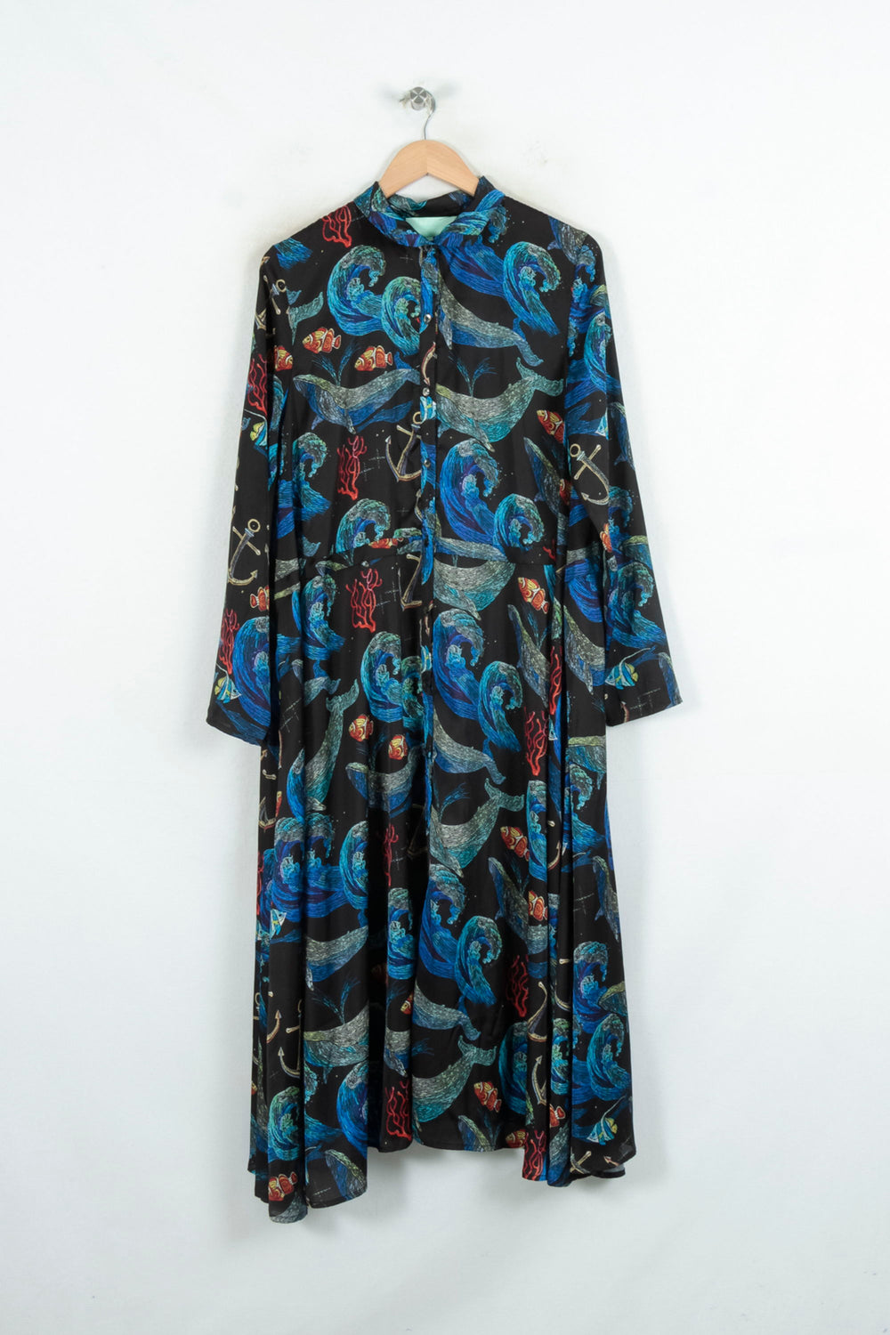 Robe Longue Noire et Bleue - Taille XL/42 de la marque Heimstone | PARAD81607 - Vendu par Paradigme - Image 2