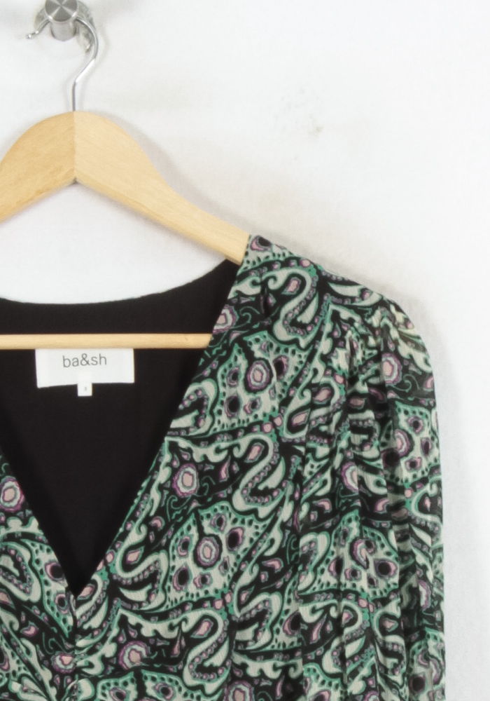 Robe Courte Verte - Taille L/40 de la marque ba&sh | PARAD81611 - Vendu par Paradigme - Image 3