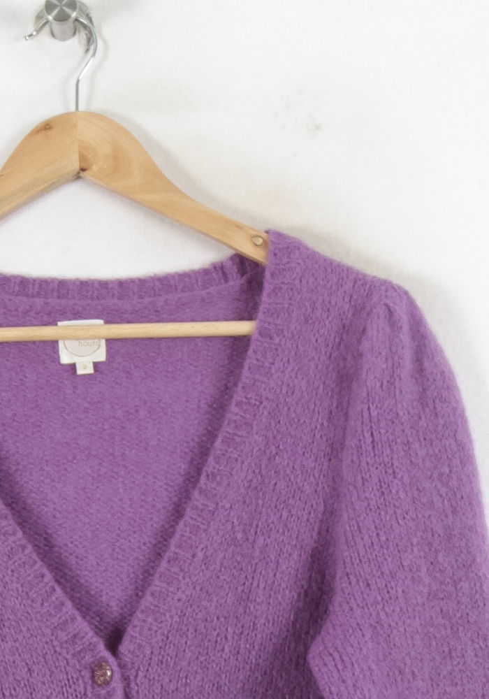 Cardigan Violet - Taille M/38 de la marque Des petits hauts | PARAD81619 - Vendu par Paradigme - Image 3