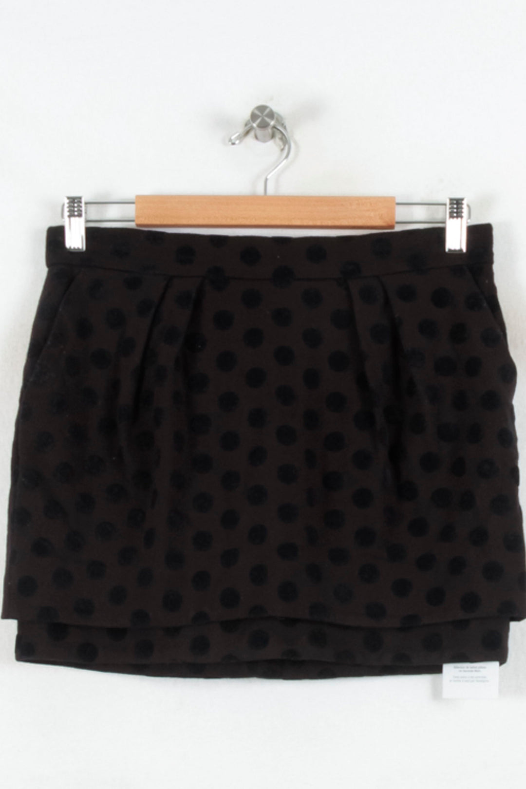 Jupe Courte Noire - Taille M/38 de la marque Maje | PARAD81621 - Vendu par Paradigme - Image 2